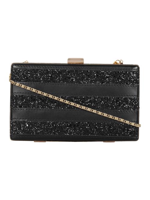 black leatherette (pu) sling bag - 15283977 - Very Small Image - 1