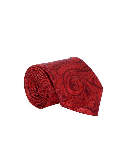 maroon satin tie - 15287440 - Very Small Image - 1