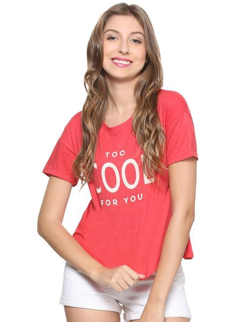 drop shoulder slogan tee - 15288193 - Very Small Image - 1