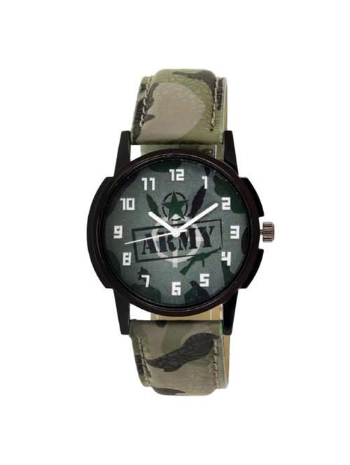 multi leather casual wear men's watch - 15288887 - Very Small Image - 1