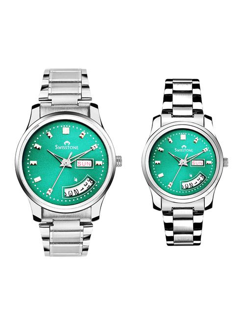 swisstone cmb-gl130grn watch for couple - 15290606 - Very Small Image - 1
