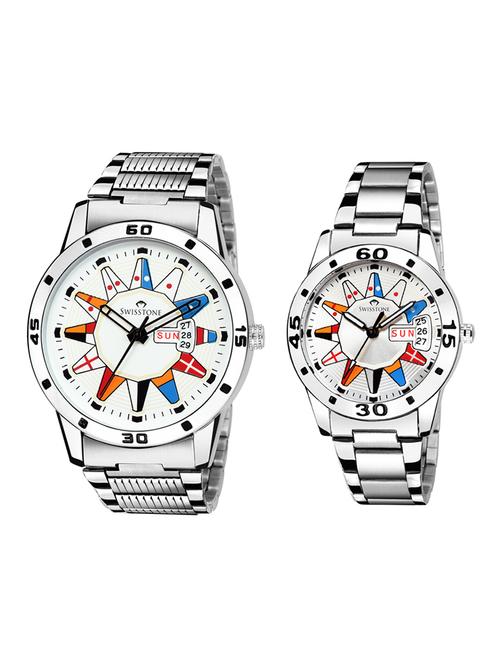 swisstone cmb-gl175slv-ch watch for couple - 15290608 - Very Small Image - 1