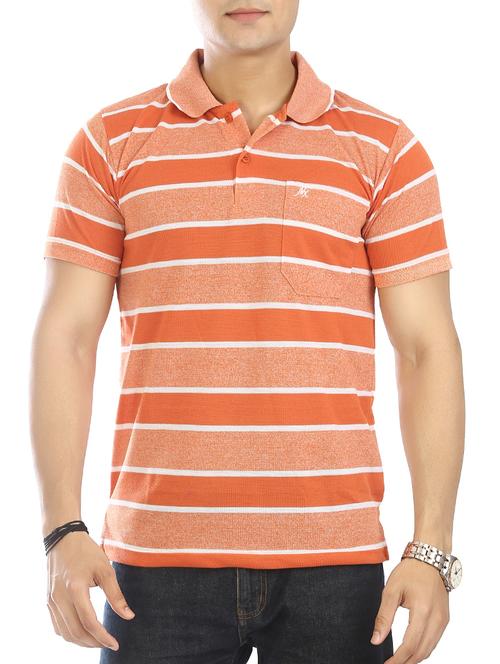 orange cotton pocket t-shirt - 15291848 - Very Small Image - 1