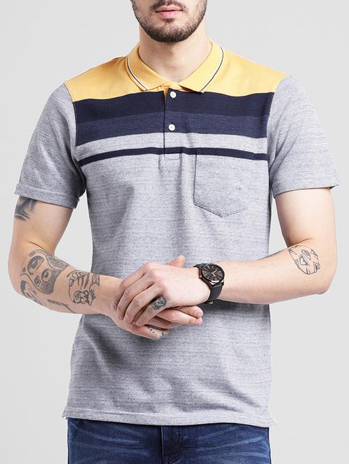 blue cotton pocket t-shirt - 15297298 - Very Small Image - 1