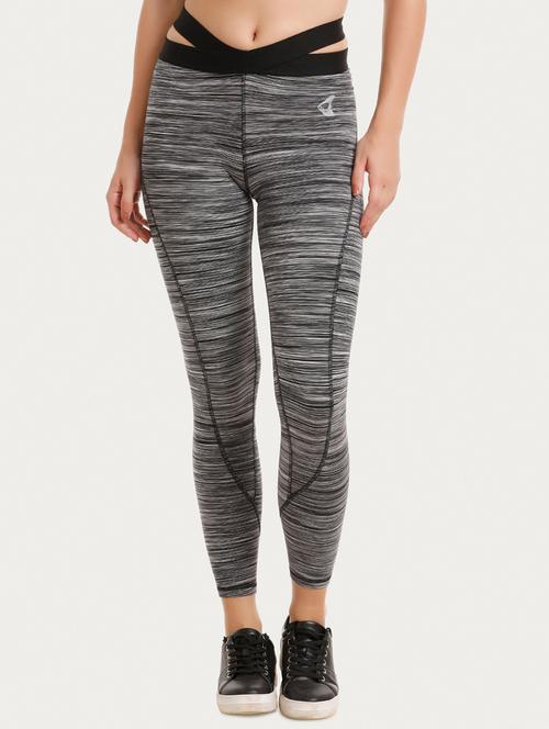 grey printed cotton track pant - 15297569 - Very Small Image - 1