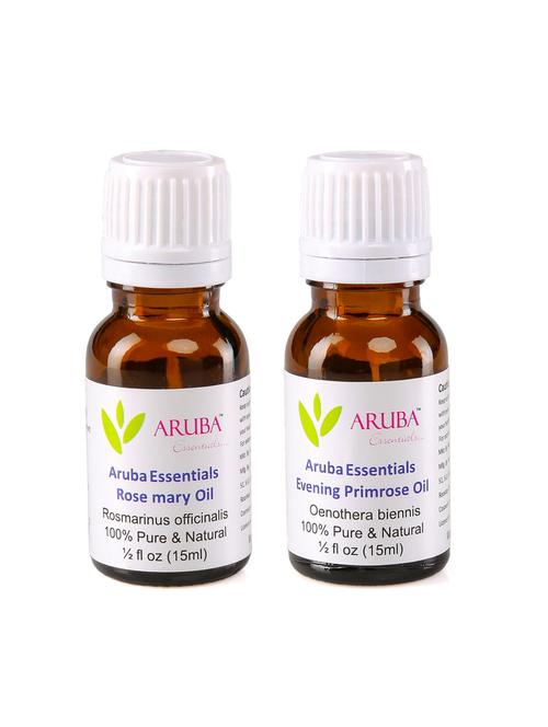 aruba essentials rosemary oil & evening primrose oil 100% undiluted combo of 15 ml each - 15297947 - Very Small Image - 1