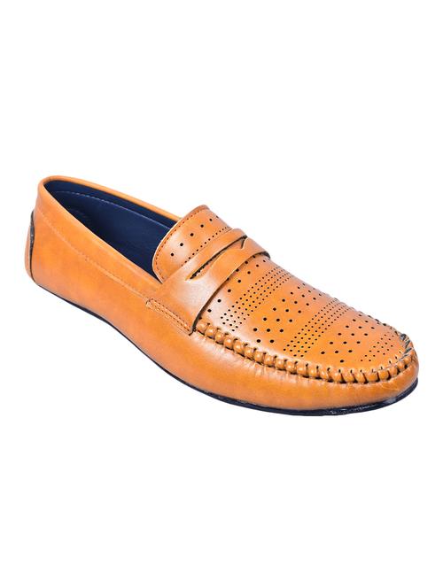 tan leatherette slip on loafer - 15298722 - Very Small Image - 1