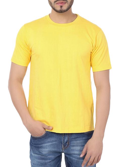 yellow cotton t-shirt - 15301120 - Very Small Image - 1