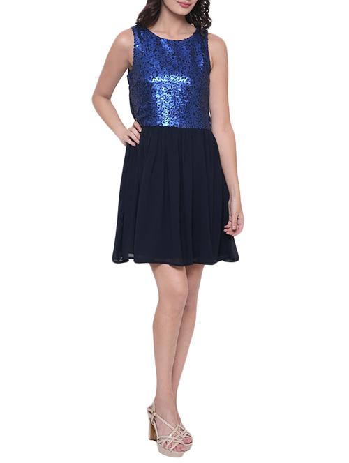 fit & flare sequined dress - 15301389 - Very Small Image - 1