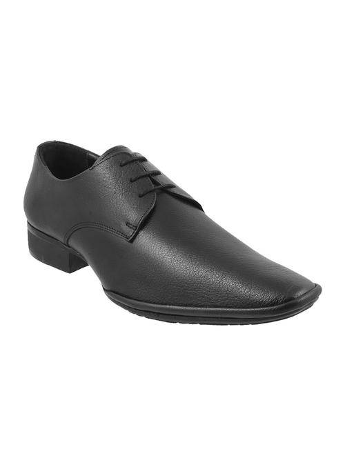 black leather lace-up derby - 15308610 - Very Small Image - 1