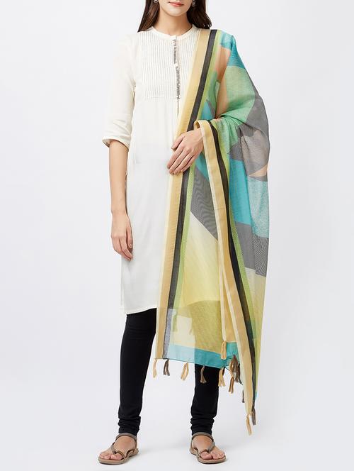 printed chanderi dupatta - 15310594 - Very Small Image - 1