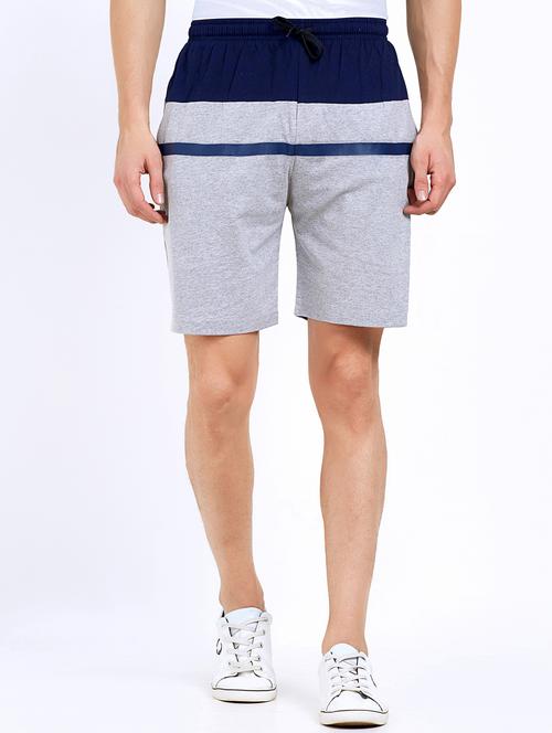 grey cotton shorts - 15311742 - Very Small Image - 1
