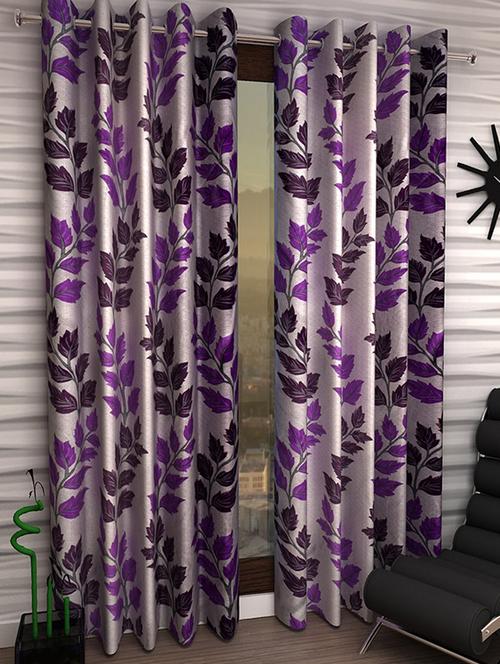 set of 2 beautiful polyester window curtains - 15312036 - Very Small Image - 1