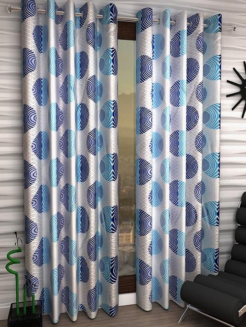 set of 2 beautiful polyester window curtains - 15312039 - Very Small Image - 1