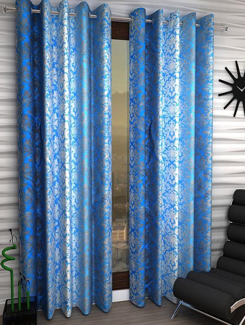 set of 2 beautiful polyester window curtains - 15312056 - Very Small Image - 1