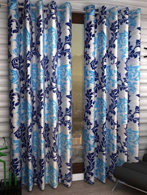 set of 2 beautiful polyester window curtains - 15312087 - Very Small Image - 1