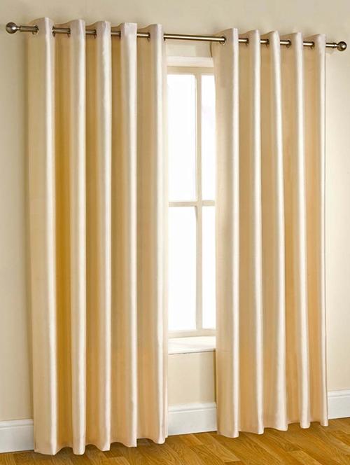 set of 2 beautiful polyester window curtains - 15312124 - Very Small Image - 1