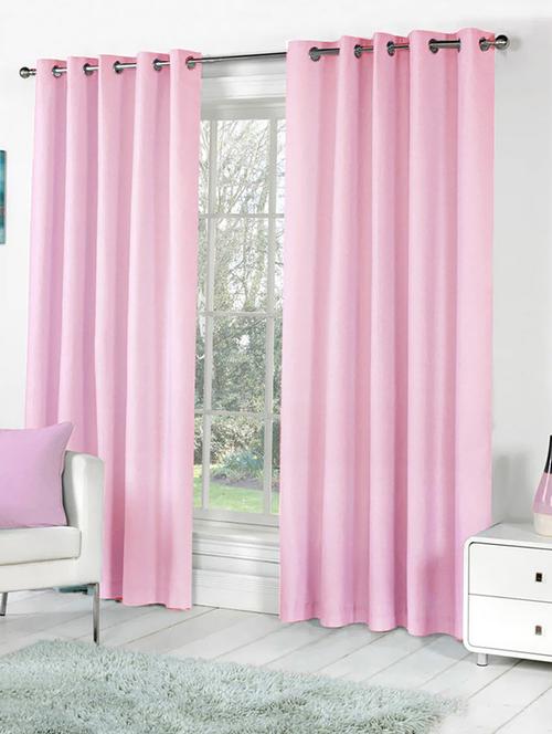 set of 2 beautiful polyester window curtains - 15312127 - Very Small Image - 1