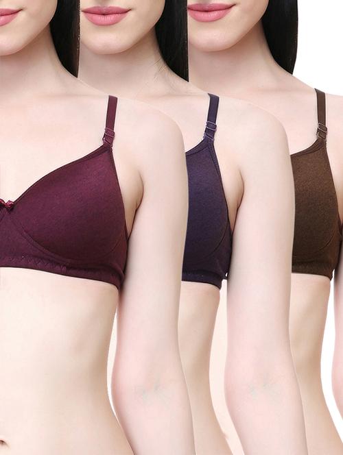 set of 3 lightly padded bras - 15312642 - Very Small Image - 1