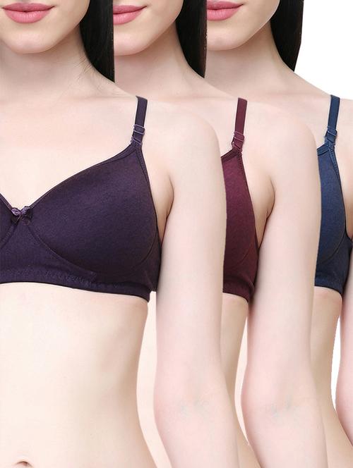 set of 3 lightly padded bras - 15312643 - Very Small Image - 1