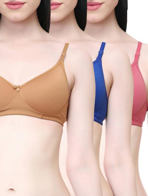 set of 3 lightly padded bras - 15312663 - Very Small Image - 1