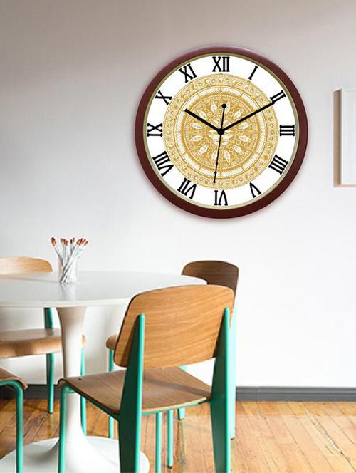 classic analog wall clock brown - 15312833 - Very Small Image - 1