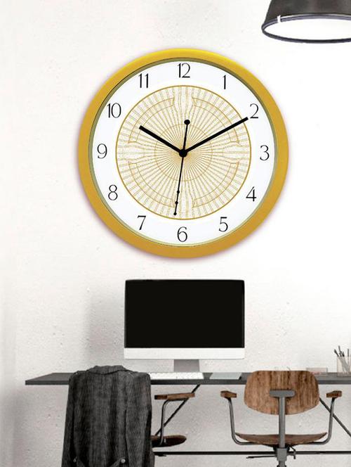 fibonacci design numeric dial analog wall clock gold - 15312837 - Very Small Image - 1