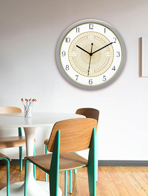 fibonacci design numeric dial analog wall clock silver - 15312858 - Very Small Image - 1