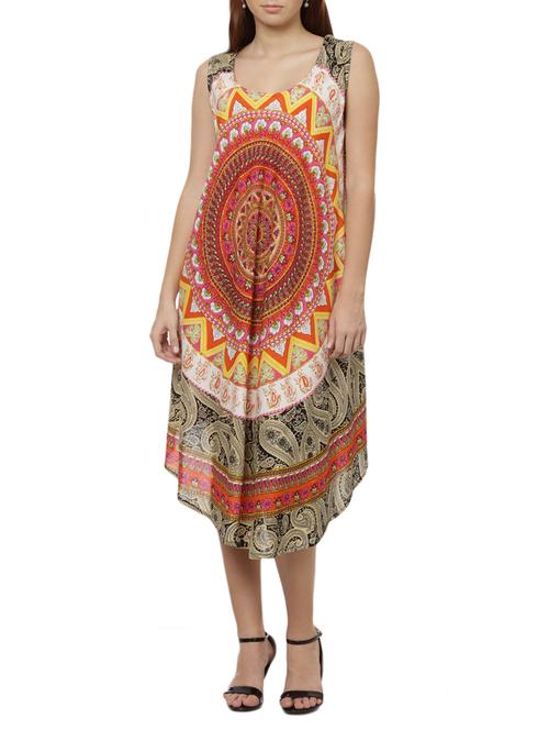 fusion printed kurta - 15314525 - Very Small Image - 1