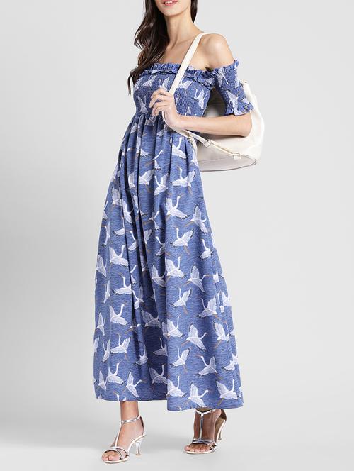off shoulder maxi dress - 15315476 - Very Small Image - 1