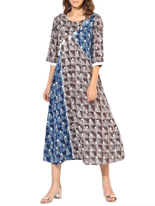 fusion tassels kurta - 15317004 - Very Small Image - 1