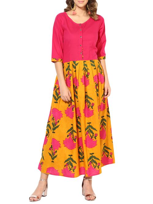 flared printed kurta - 15317008 - Very Small Image - 1