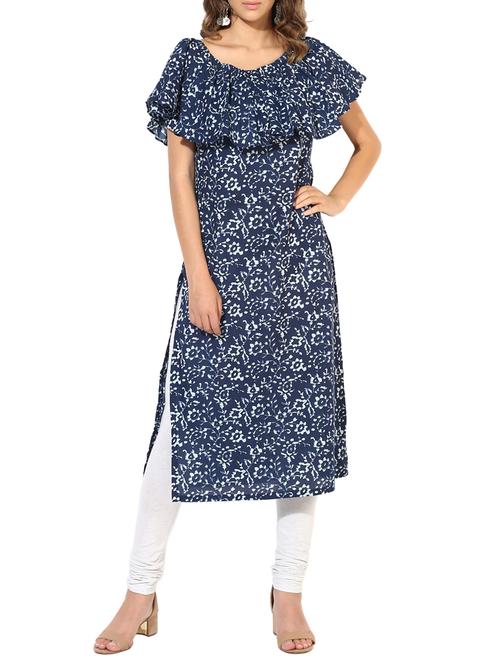 straight camisole neck kurta - 15317044 - Very Small Image - 1