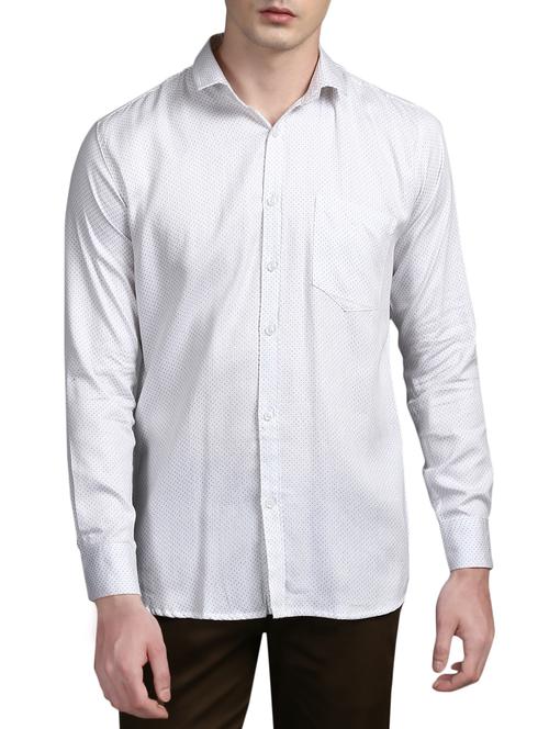 white cotton casual shirt - 15317582 - Very Small Image - 1