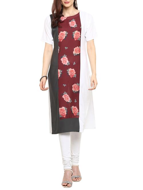 straight digital print kurta - 15321072 - Very Small Image - 1