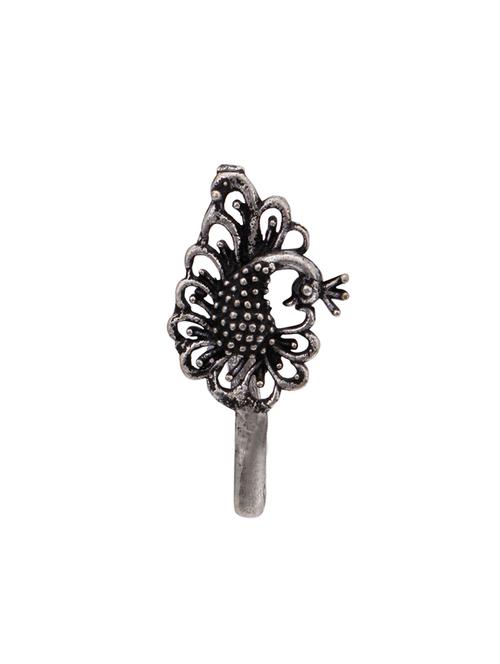 silver metal nose pin - 15322411 - Very Small Image - 1