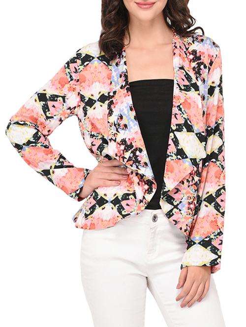 long sleeved printed summer jacket - 15323420 - Very Small Image - 1
