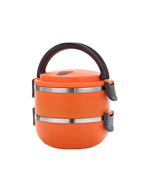 hot and healthy 2 containers lunch box - 15325130 - Very Small Image - 1