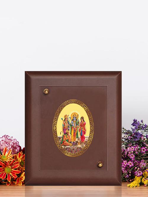 mdf wall hanging frame gold plated royal foil ram darbar - 15325374 - Very Small Image - 1