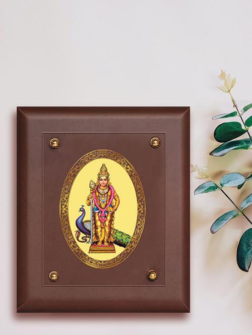 mdf wall hanging frame gold plated royal foil murgan - 15325447 - Very Small Image - 1