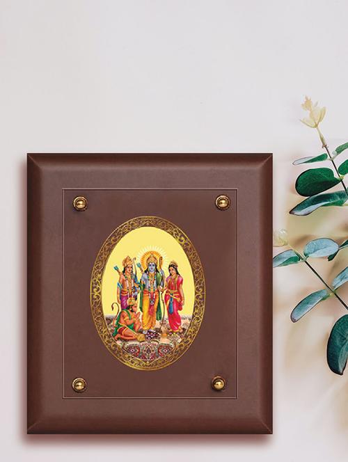 mdf wall hanging frame gold plated royal foil ram darbar - 15325459 - Very Small Image - 1