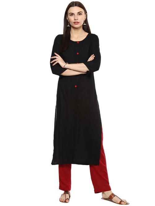 straight pintucks kurta - 15328391 - Very Small Image - 1