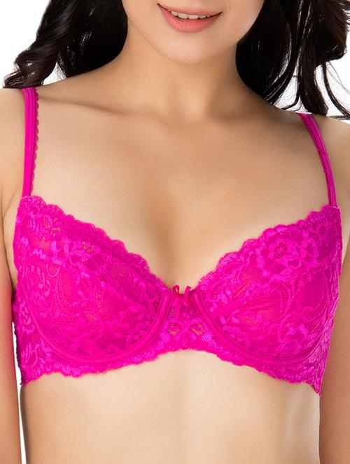 underwired laced bra - 15330049 - Very Small Image - 1