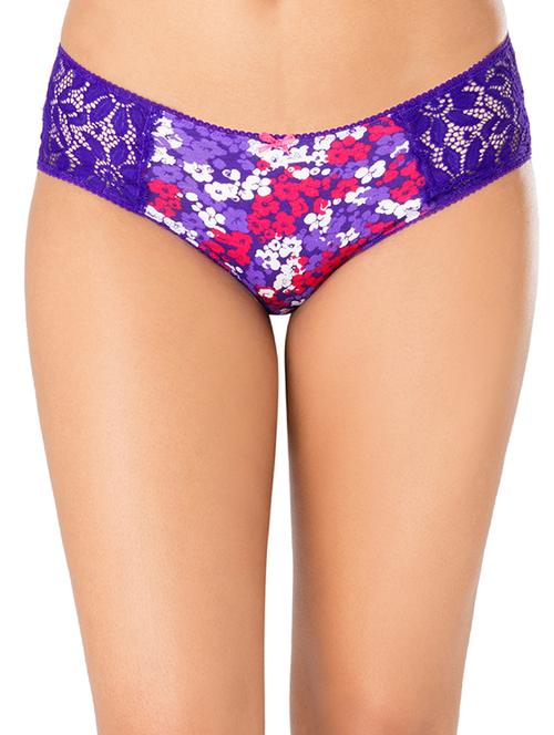 floral laced hipster panty - 15330067 - Very Small Image - 1