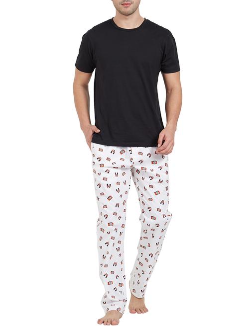 black cotton loungewear - 15330754 - Very Small Image - 1