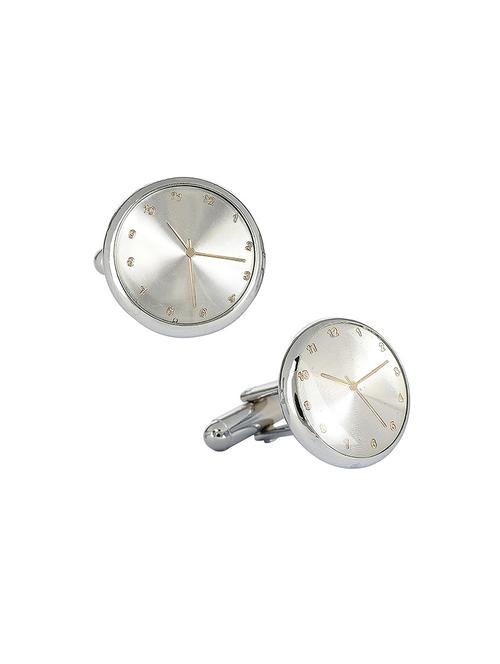 silver metal cufflink - 15332027 - Very Small Image - 1