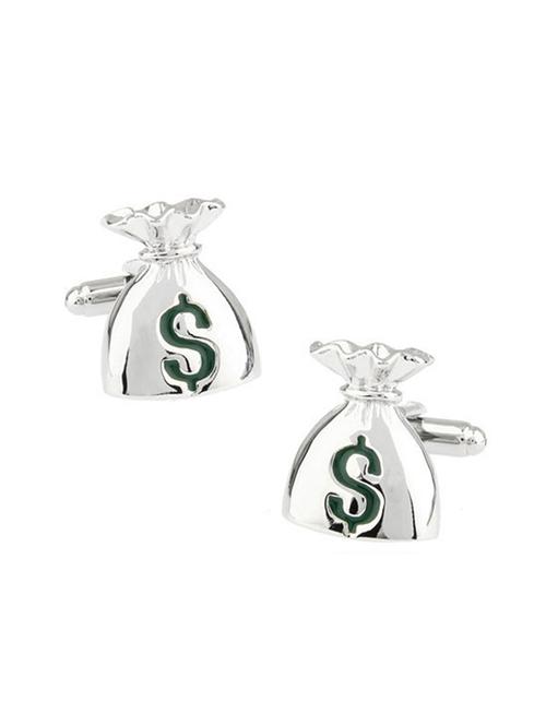 silver metal cufflink - 15332049 - Very Small Image - 1