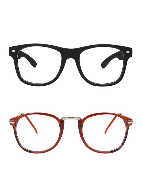 zyaden combo round & wayfarer sunglasses-combo 2428 - 15332447 - Very Small Image - 1