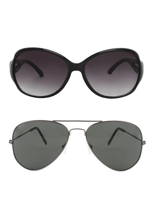 zyaden combo oval and aviator sunglasses- combo 2479 - 15332498 - Very Small Image - 1