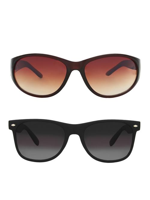 zyaden combo oval and wayfarer sunglasses- combo 2480 - 15332499 - Very Small Image - 1